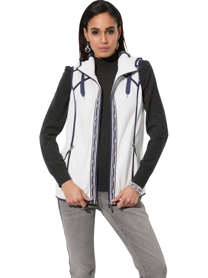 WITT WEIDEN Kamizelka polarowa w kolorze białym rozmiar: 48