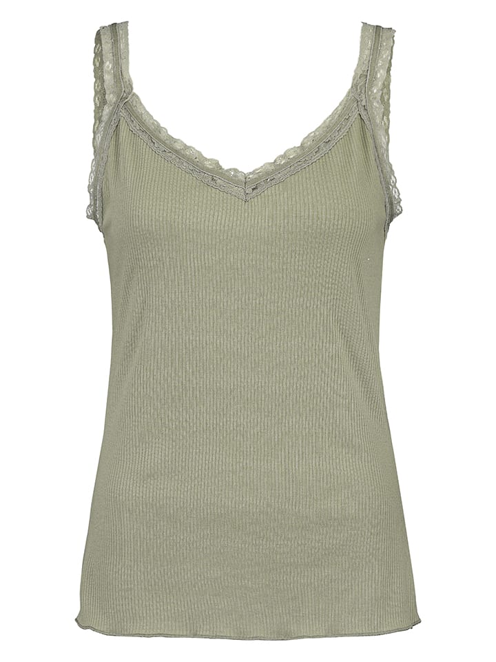 Fresh Made Top w kolorze oliwkowym rozmiar: XS