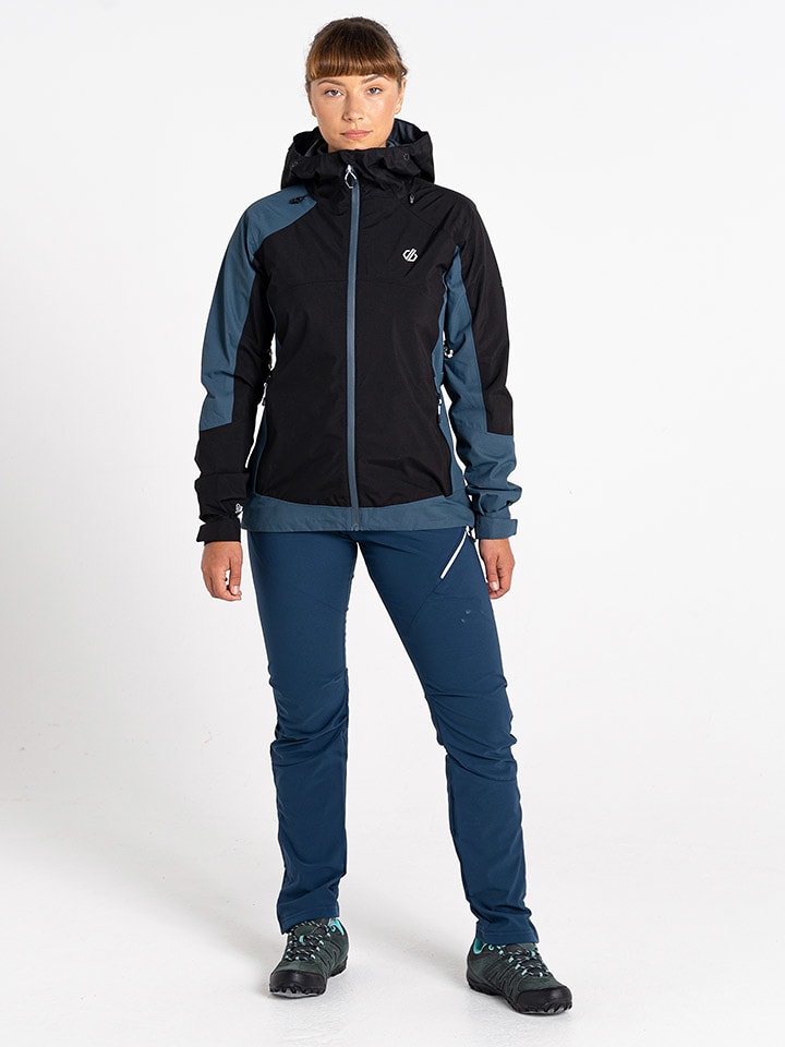 Dare 2b Kurtka przeciwdeszczowa "Traversing" w kolorze czarno-niebieskim rozmiar: 38