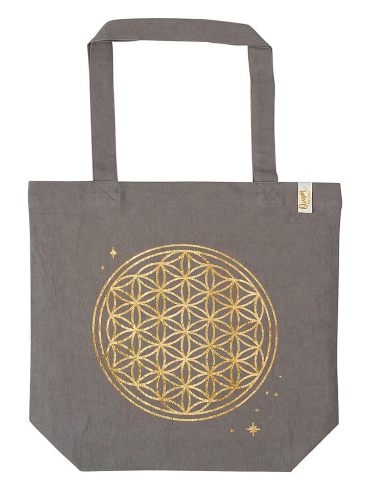 moses. Torba "Omm for you" w kolorze szarym na zakupy - 37 x 38 x 13 cm rozmiar: onesize