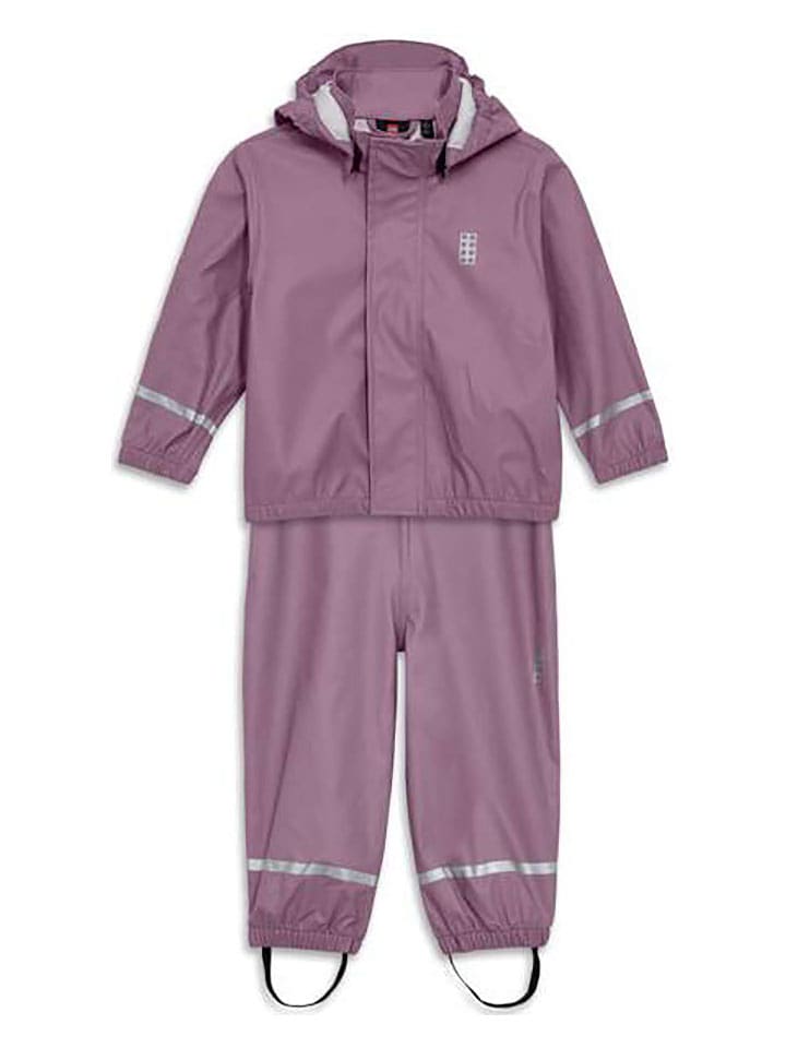 LEGO 2-częściowy zestaw przeciwdeszczowy w kolorze fioletowym rozmiar: 98