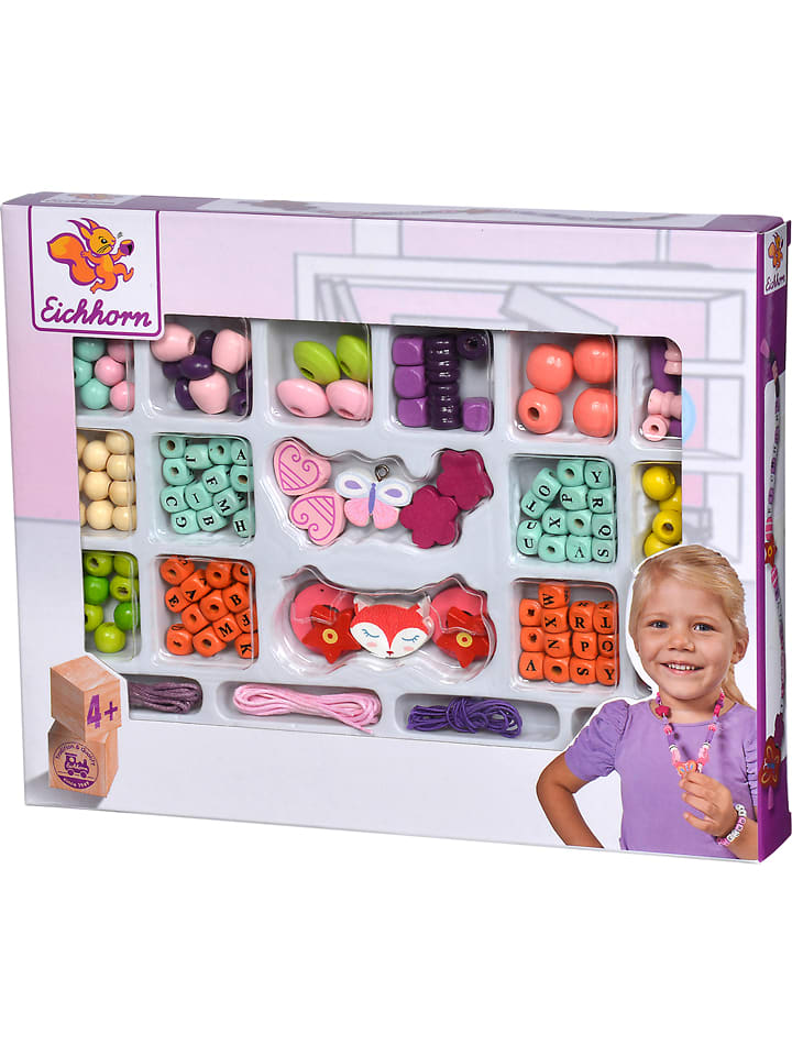 Eichhorn Zestaw drewnianych koralików "Litery" - 4+ rozmiar: onesize