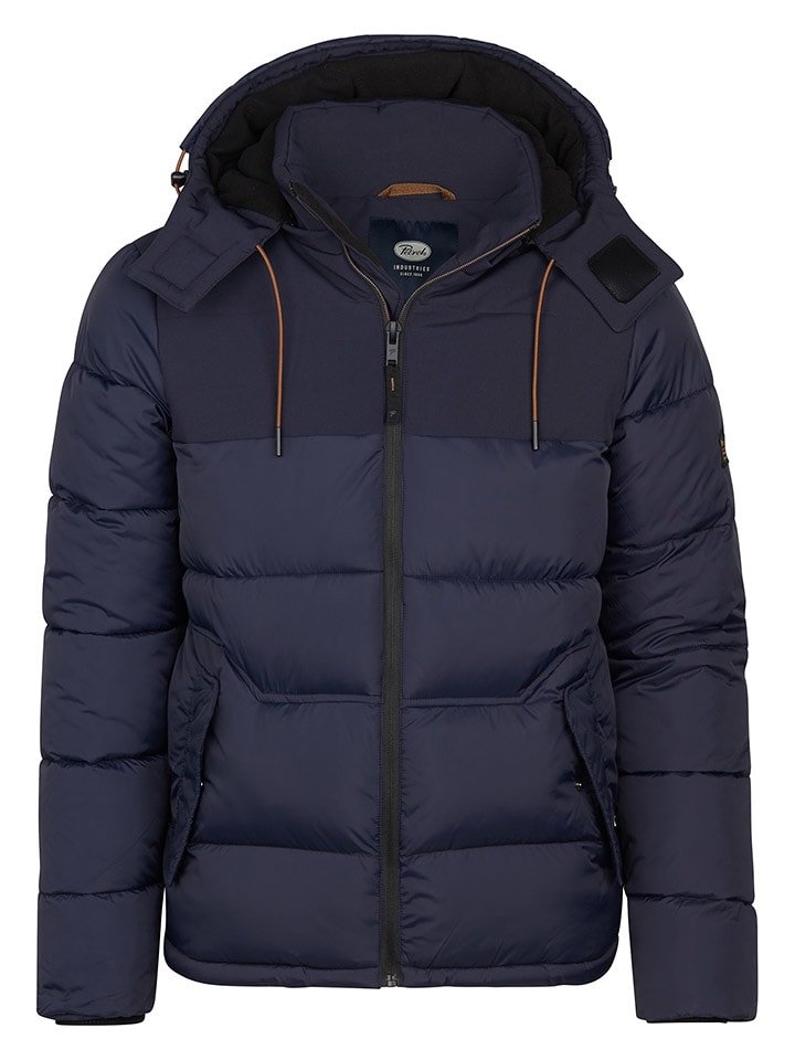 Petrol Industries Kurtka pikowana "Yukon" w kolorze granatowym rozmiar: XL