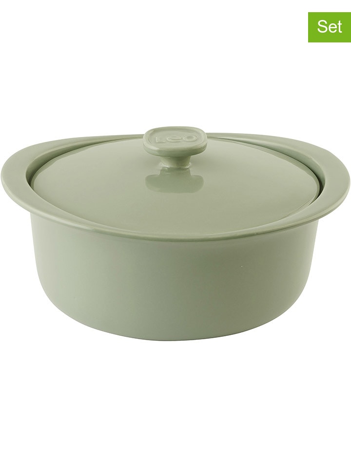 BergHOFF 2-częściowy zestaw "Balance" w kolorze zielonym - 4,5 l rozmiar: onesize