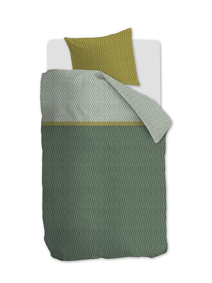 Beddinghouse Komplet pościeli "Leith" w kolorze zielonym rozmiar: 200x200/220 cm