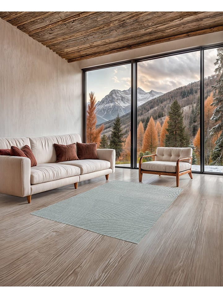 bobochic Dywan "Stan" w kolorze niebieskim rozmiar: 160x230 cm