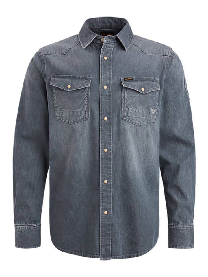 PME Legend Koszula dżinsowa w kolorze niebieskim rozmiar: XXL