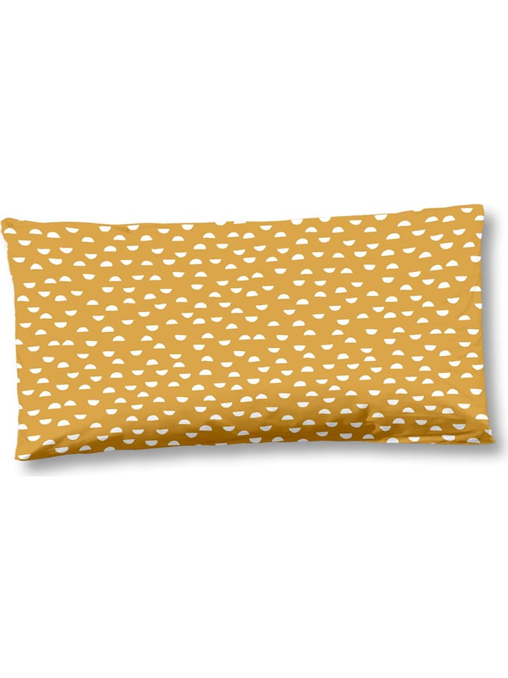 Hip Satynowa poszewka w kolorze żółtym na poduszkę rozmiar: 40x80 cm