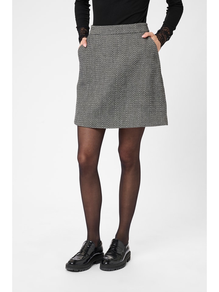 Kaffe Spódnica w kolorze czarno-białym rozmiar: 42
