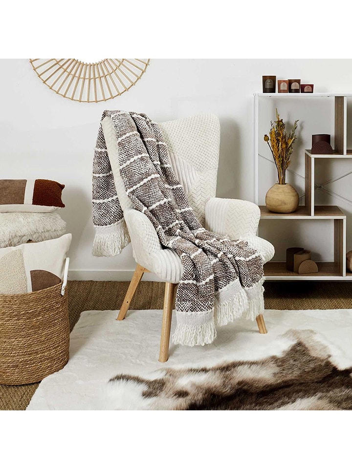 Ethnical Life Pled w kolorze jasnobrązowym - 150 x 120 cm rozmiar: onesize