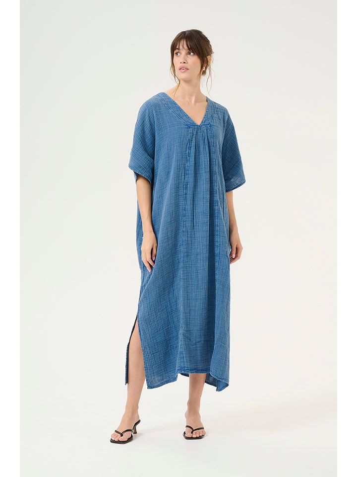 CULTURE Sukienka w kolorze niebieskim rozmiar: L