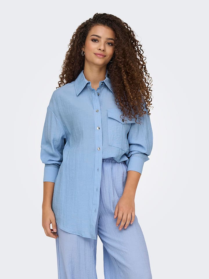 ONLY Bluzka w kolorze błękitnym rozmiar: XS