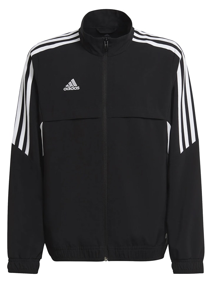 adidas Kurtka sportowa "CON22 PRE JKT Y" w kolorze czarno-białym rozmiar: 140