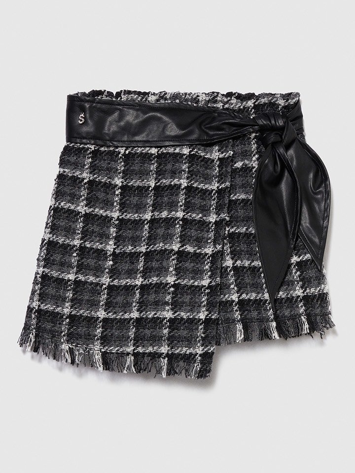 Sisley Szorty w kolorze czarno-białym rozmiar: 150