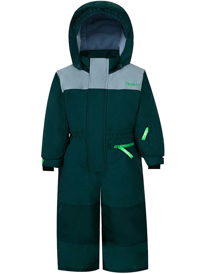 Peek U Kombinezon zimowy "Huxley" w kolorze ciemnozielonym rozmiar: 98