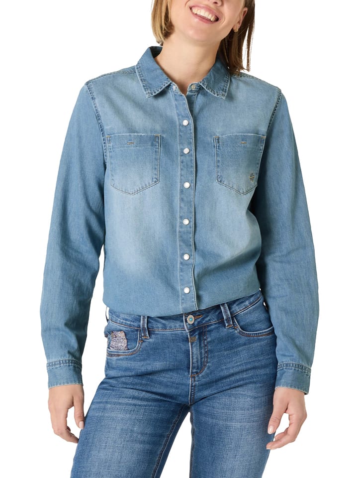 Timezone Koszula dżinsowa w kolorze błękitnym rozmiar: XL