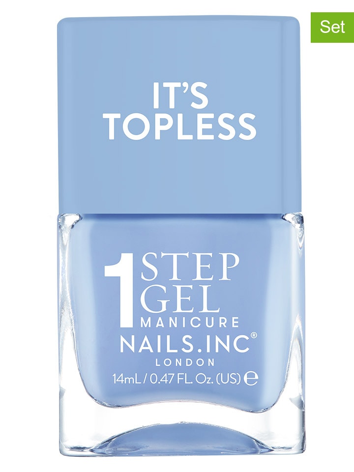 Nails.Inc Lakiery do paznokci (2 szt.) "Topless - Kim" - po 14 ml rozmiar: onesize