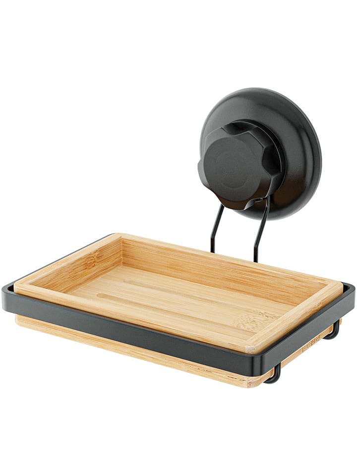 Compactor Mydelniczka "Spa" w kolorze beżowo-czarnym - 14,6 x 12,6 x 10,5 cm rozmiar: onesize