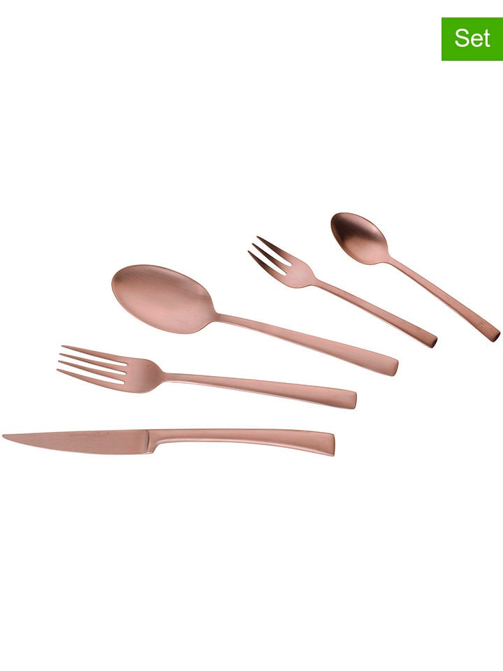 Echtwerk 30-częściowy zestaw sztućców "Avelino" w kolorze brązowym rozmiar: onesize