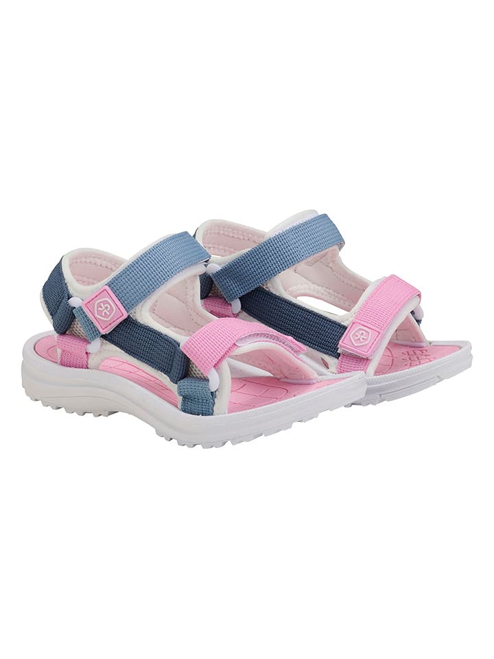 Color Kids Sandały w kolorze niebiesko-jasnoróżowym rozmiar: 31