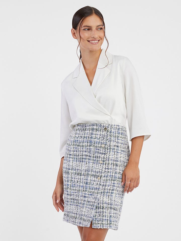 orsay Sukienka w kolorze biało-niebieskim rozmiar: 40