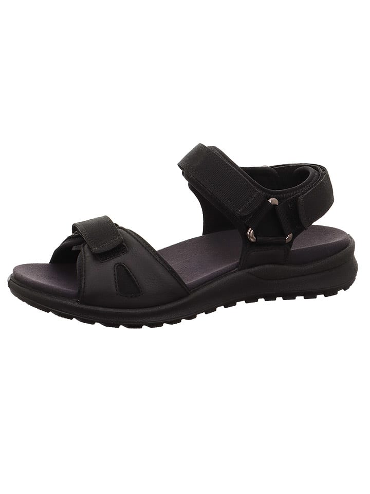 Legero Skórzane sandały "Siris" w kolorze czarnym rozmiar: 39