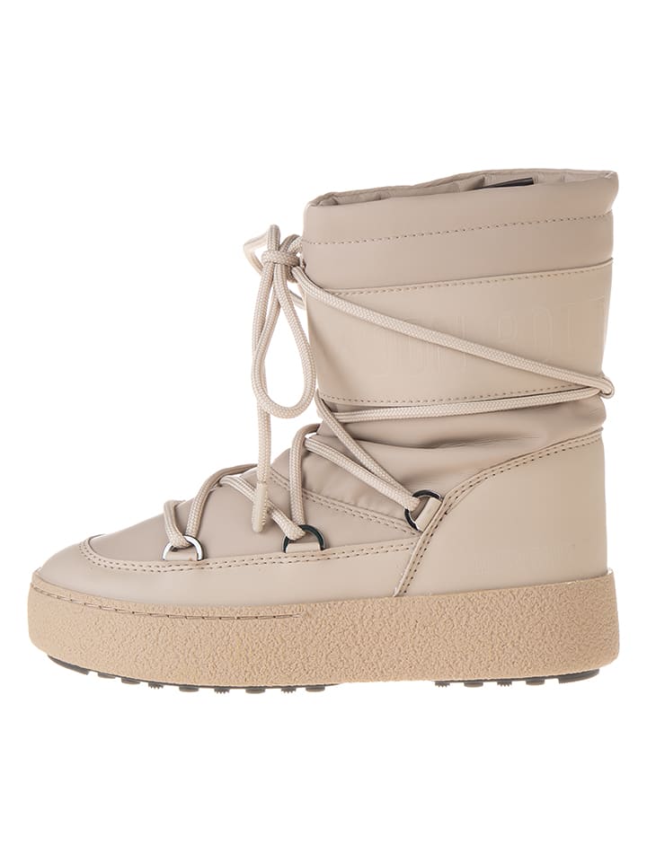 Moon Boot Botki zimowe "Ltrack Tube" w kolorze beżowym rozmiar: 40