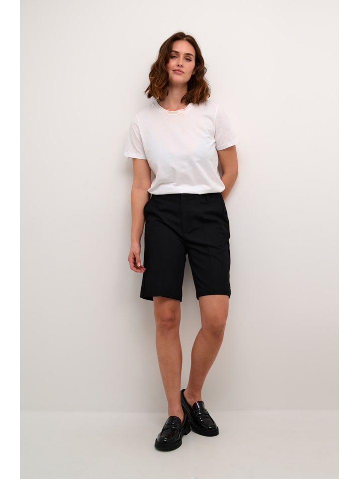 Kaffe Bermudy w kolorze czarnym rozmiar: 38