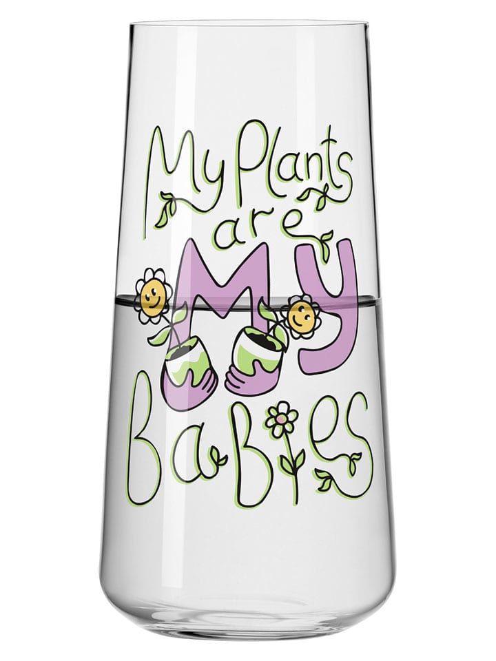 RITZENHOFF Szklanka "Home+Garden" w kolorze zielono-fioletowym - 600 ml rozmiar: onesize