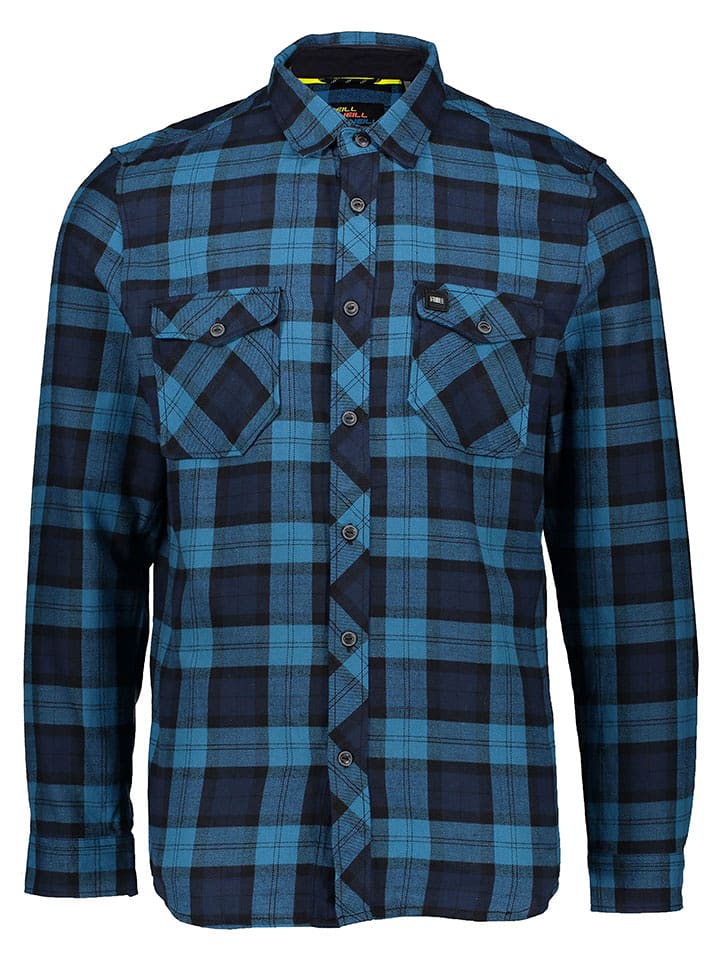 O'Neill Koszula w kolorze niebiesko-czarnym rozmiar: L