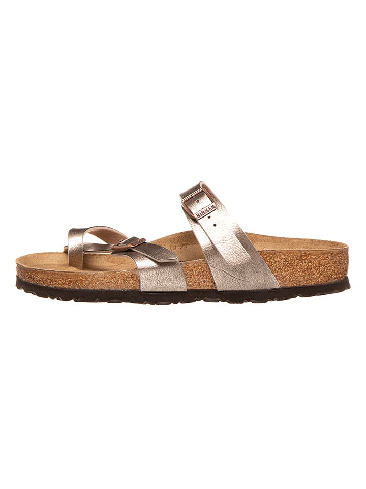 Birkenstock Japonki "Mayari" w kolorze złotym rozmiar: 35