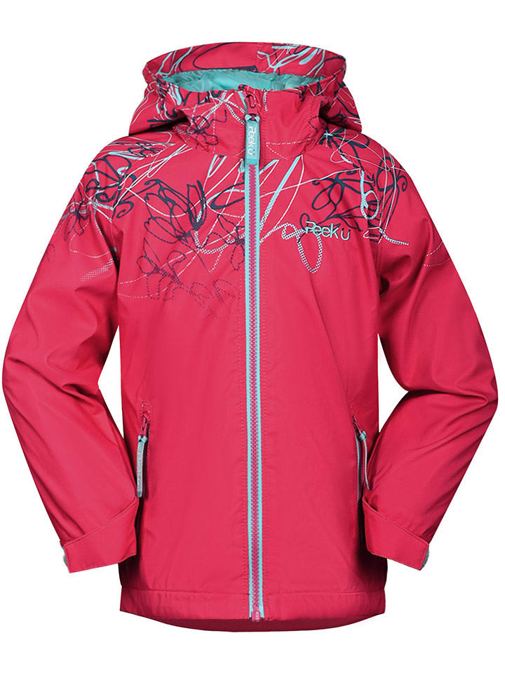 Peek U Kurtka przeciwdeszczowa "Marlo" w kolorze różowym rozmiar: 116