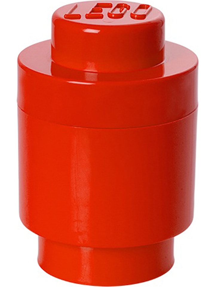 LEGO Pojemnik "Brick 1" w kolorze czerwonym - wys. 18,3 x Ø 12,3 cm rozmiar: onesize