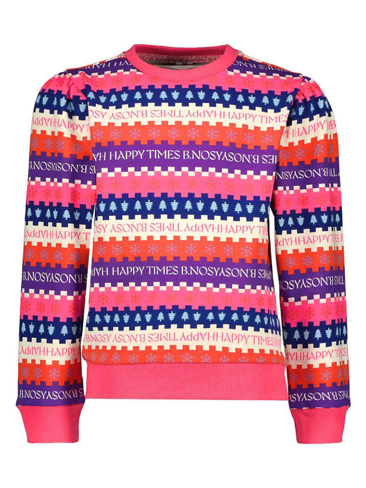 B.Nosy Bluza "Santa" ze wzorem rozmiar: 122/128