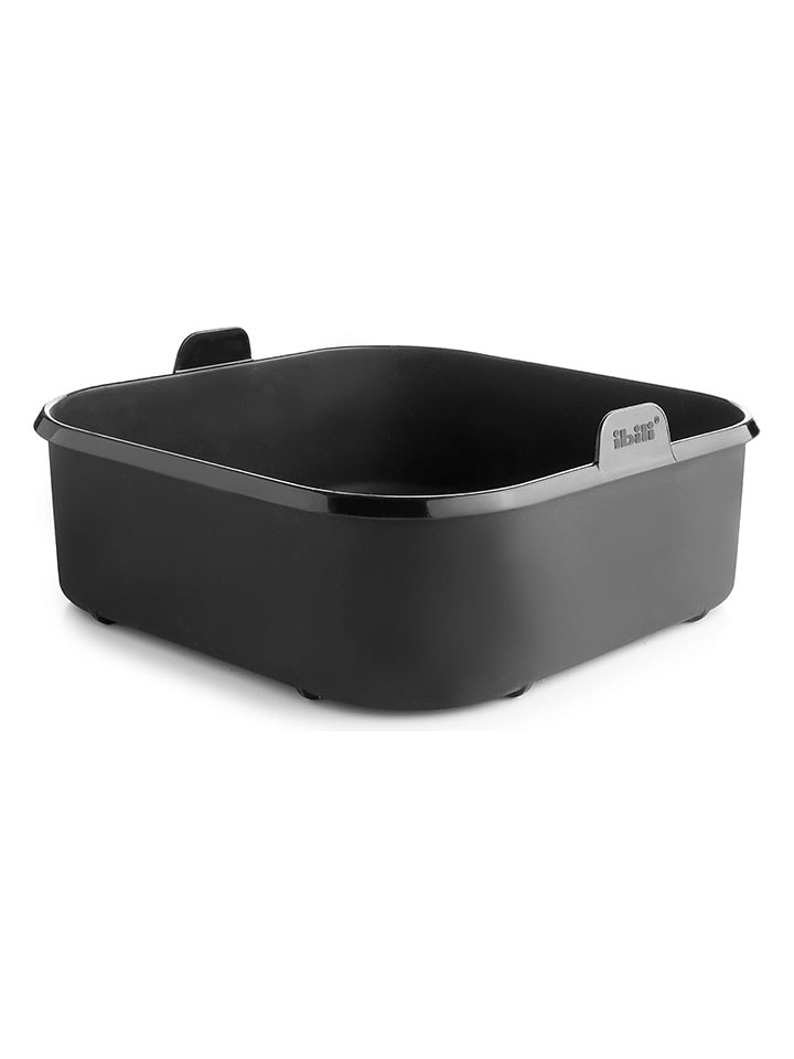 Ibili Forma w kolorze czarnym do frytkownicy beztłuszczowej - 20 x 20 x 7 cm rozmiar: onesize