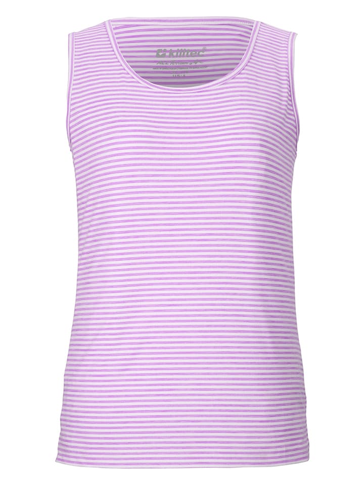Killtec Top funkcyjny "KOS 63" w kolorze fioletowo-białym rozmiar: 44
