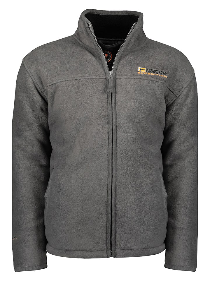 Geographical Norway Kurtka polarowa "Usine" w kolorze antracytowym rozmiar: XXL