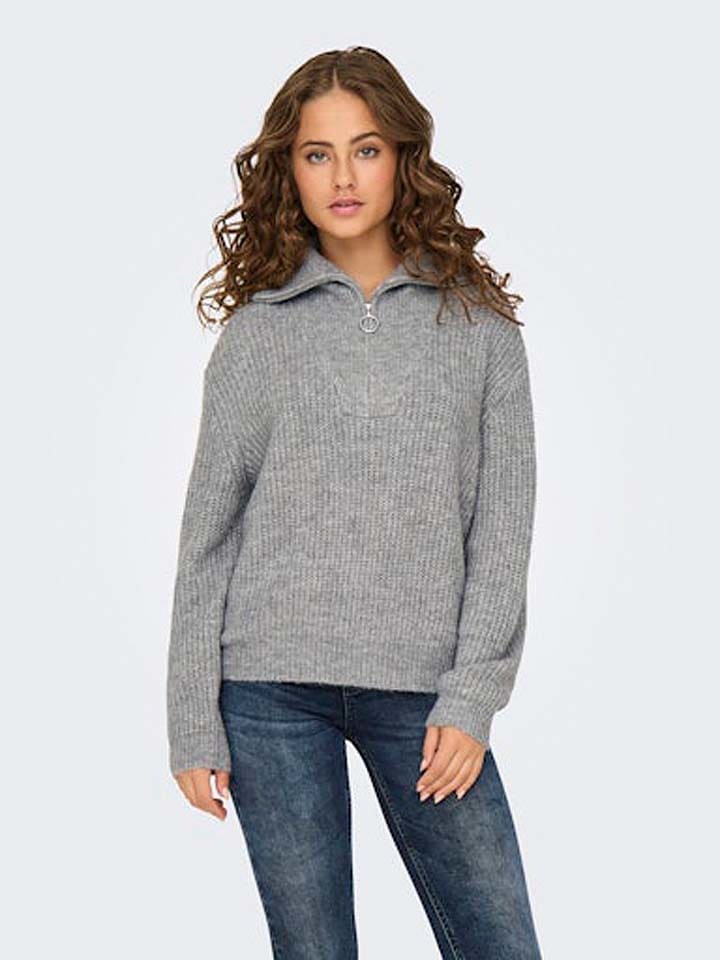 ONLY Sweter w kolorze szarym rozmiar: XL
