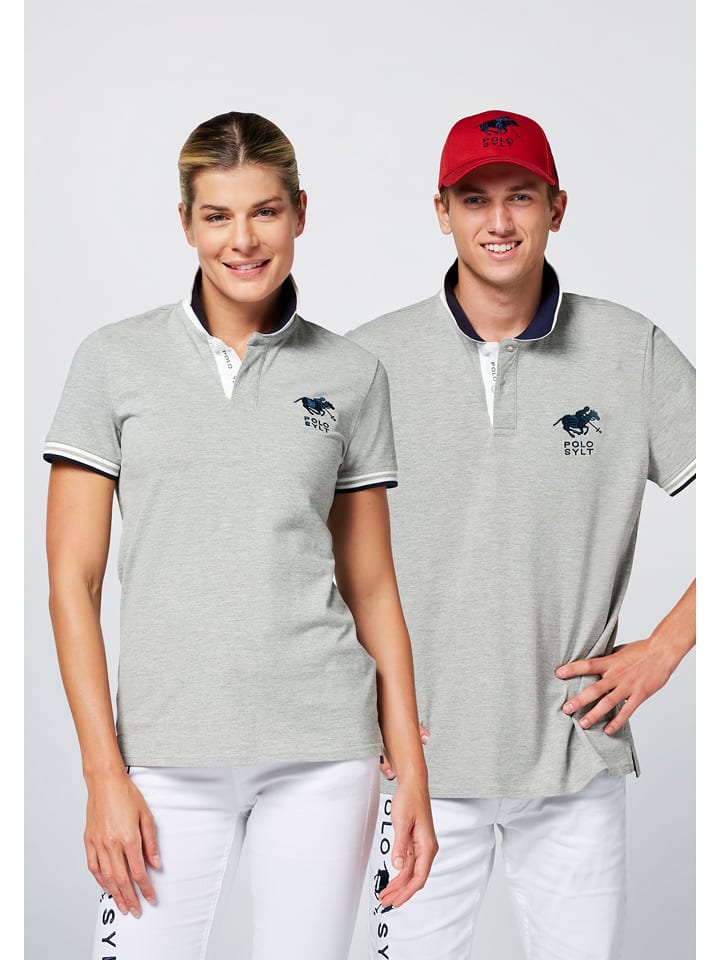 Polo Sylt Koszulka polo w kolorze szarym rozmiar: M