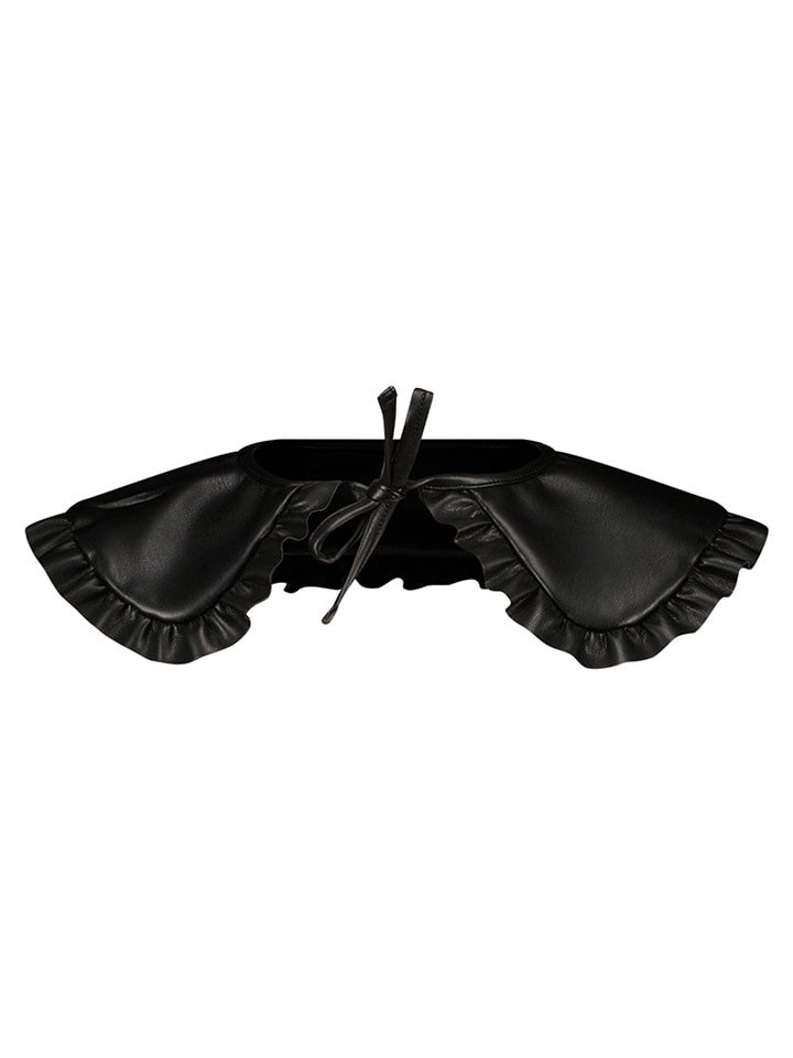 B.Nosy Kołnierzyk w kolorze czarnym ze skóry syntetycznej rozmiar: 92-128