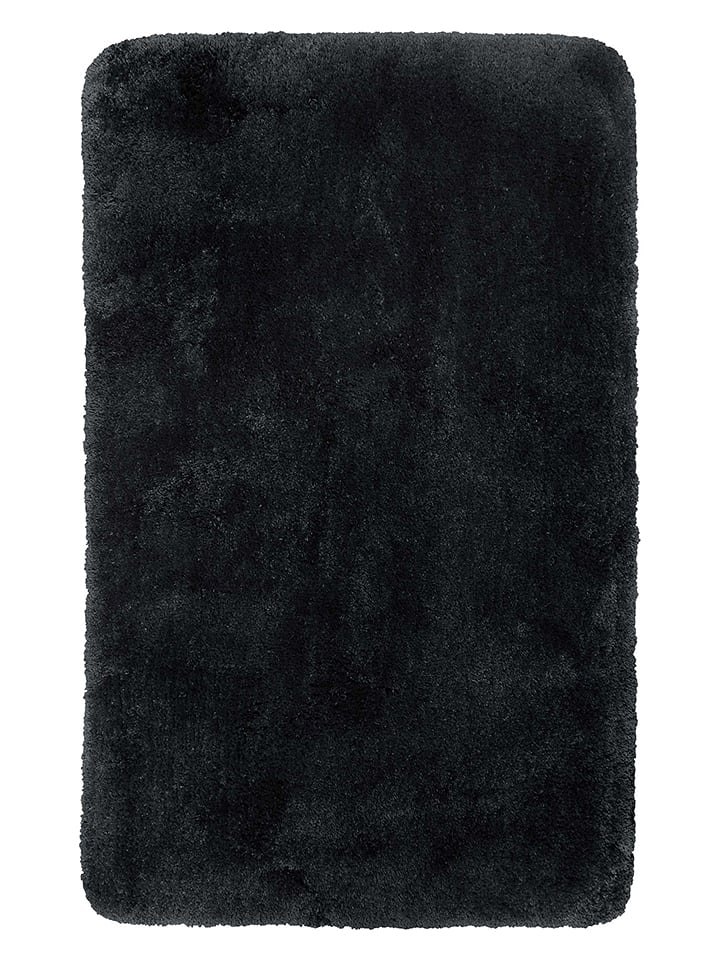 Homie Living Dywanik łazienkowy "Porto Azzurro" w kolorze czarnym rozmiar: 60x100 cm