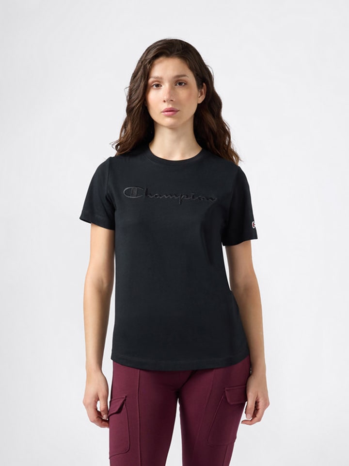 Champion Koszulka w kolorze czarnym rozmiar: S