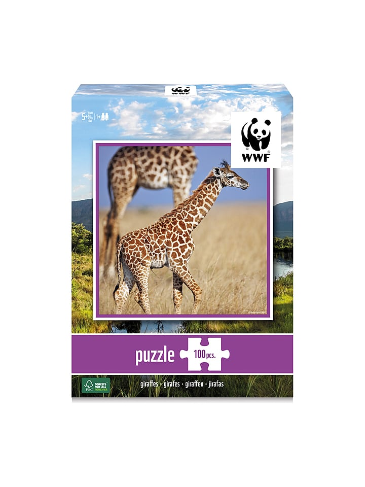 ambassador 100-częściowe puzzle "Giraffes" - 5+ rozmiar: onesize