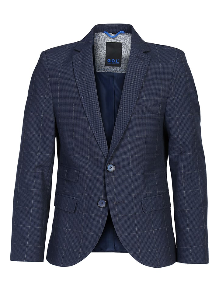 G.O.L.® FINEST COLLECTION Blezer - Slim fit - w kolorze granatowym rozmiar: 182