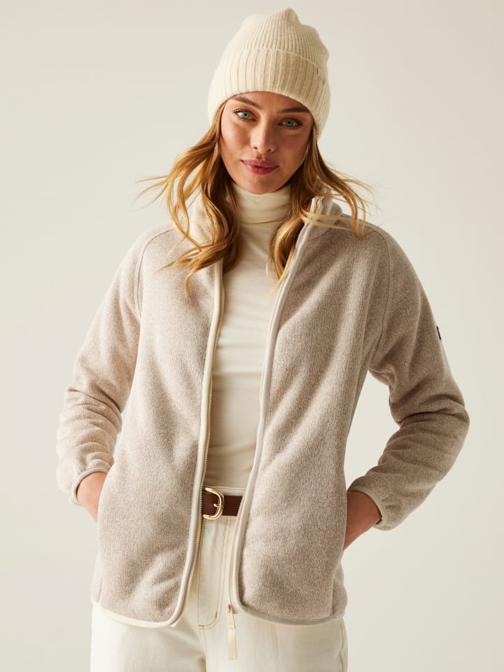 Regatta Kurtka polarowa "Mellrey" w kolorze beżowym rozmiar: 40