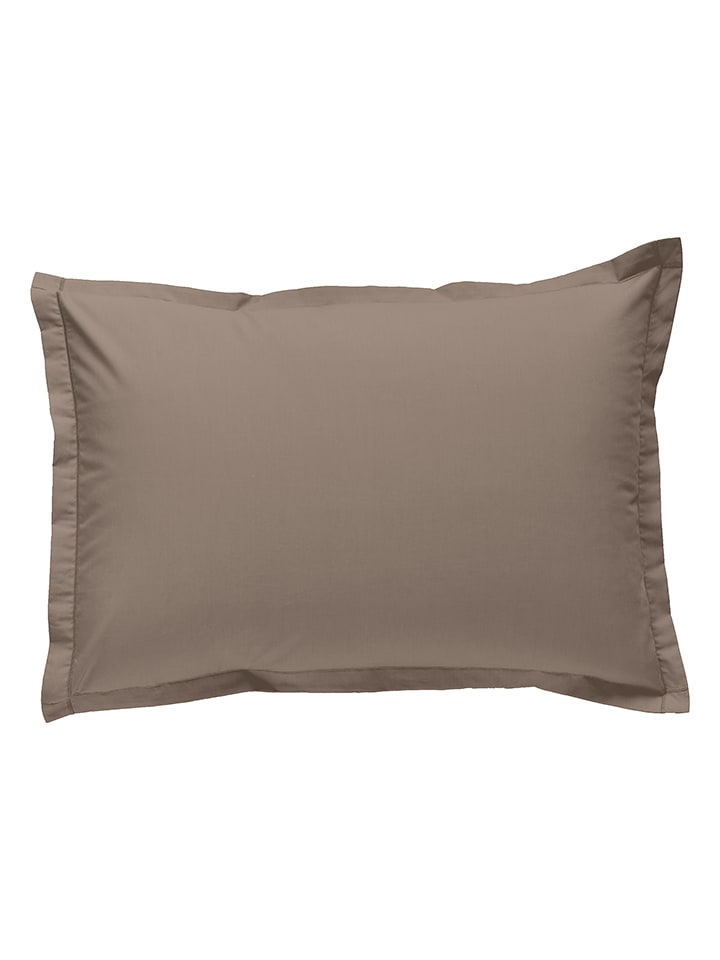 Soft by Perle de Coton Poszewka "Per" w kolorze szarobrązowym na poduszkę rozmiar: 40x80 cm