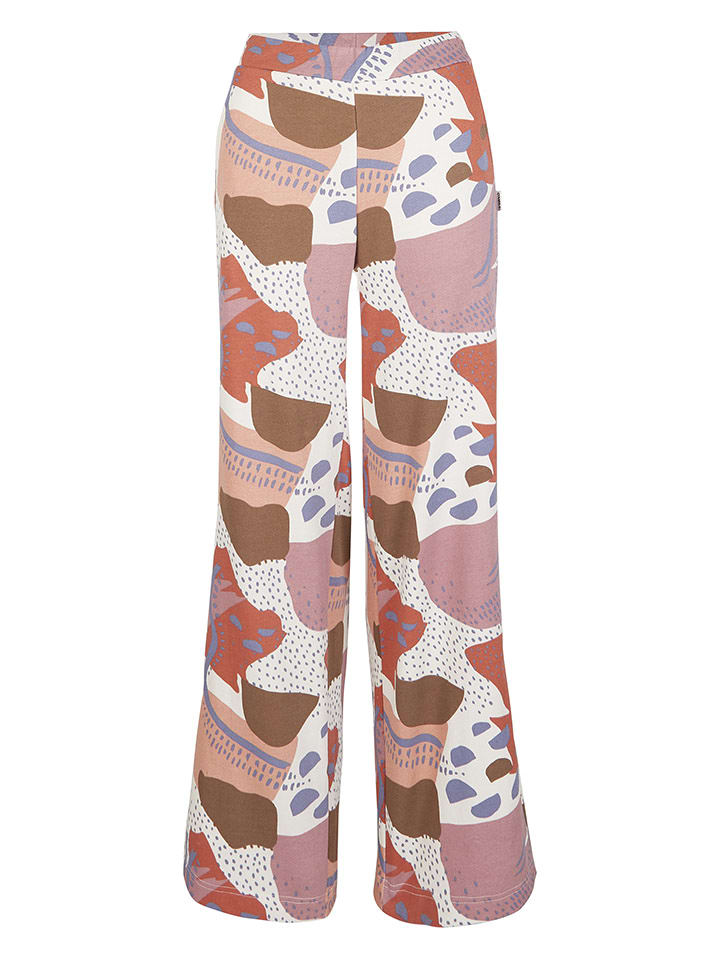 O'Neill Spodnie dresowe "Lulu" w kolorze brązowo-jasnoróżowym rozmiar: S