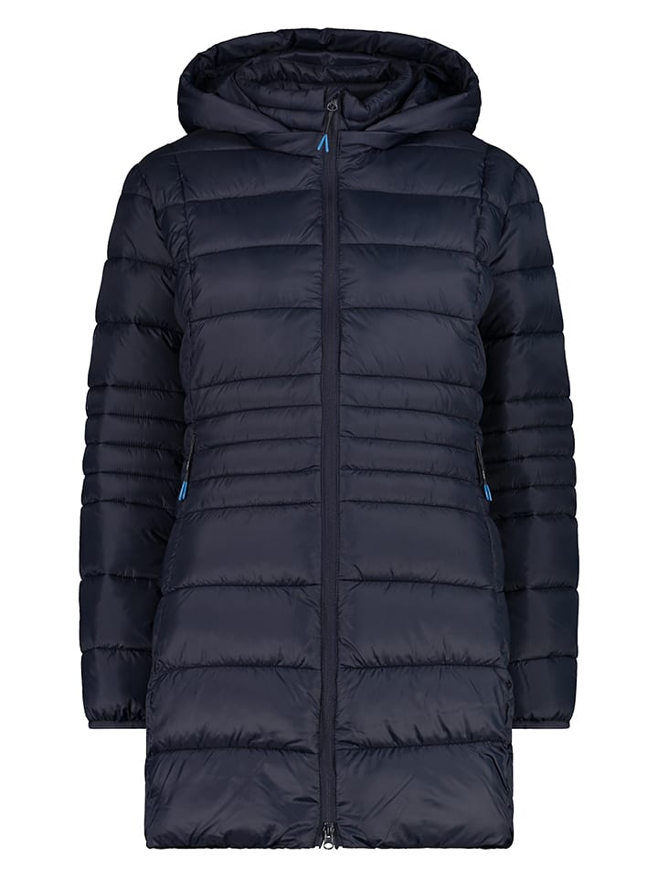 CMP Płaszcz pikowany w kolorze granatowym rozmiar: 34