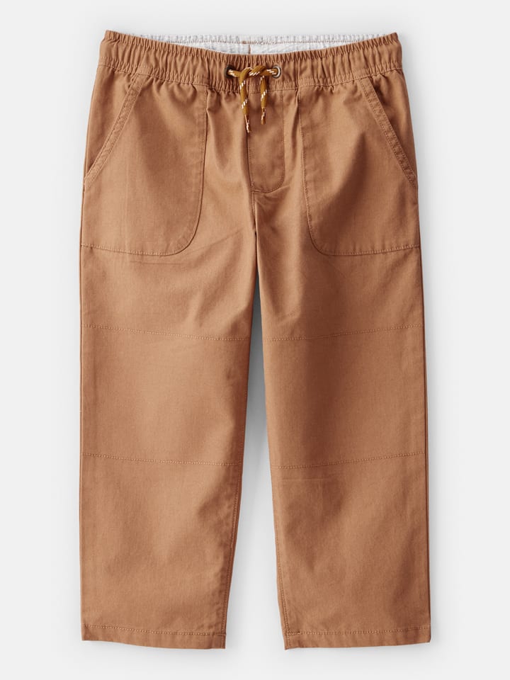 carter's Spodnie w kolorze jasnobrązowym rozmiar: 104