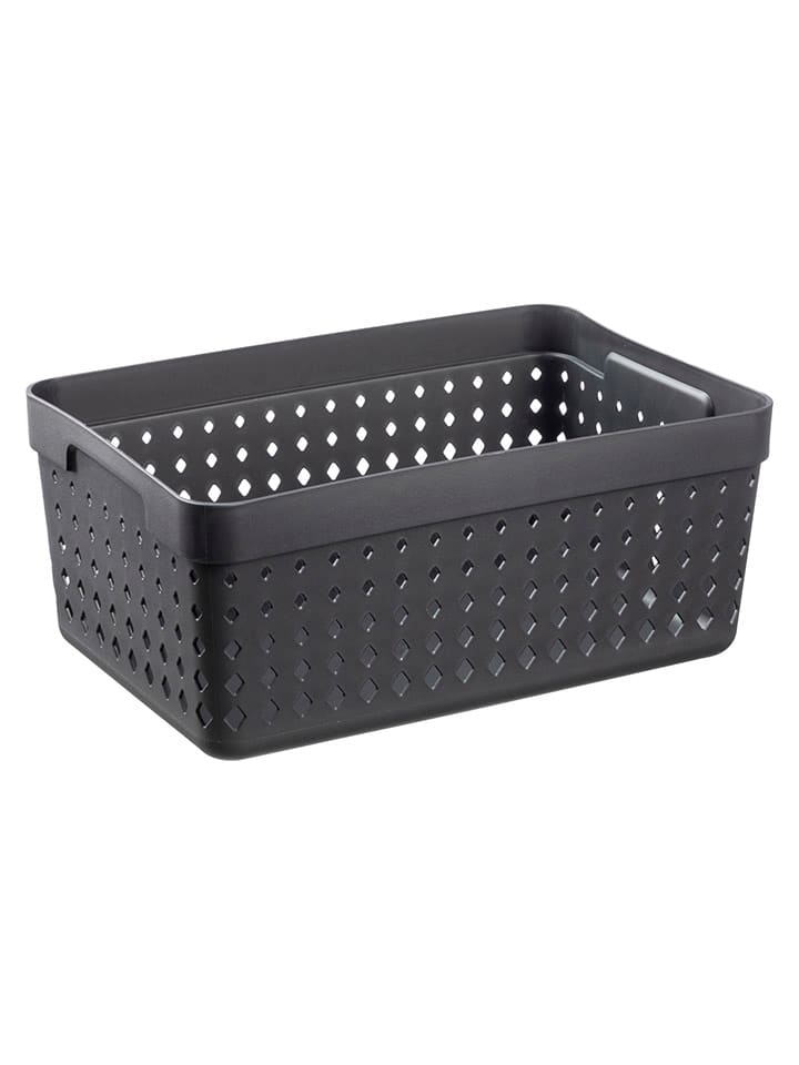 NHG Kosz w kolorze szarym - 23,8 x 10 x 15,8 cm rozmiar: onesize